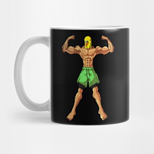 Muscle Bird! (Yellow and Green Parakeet) Mug